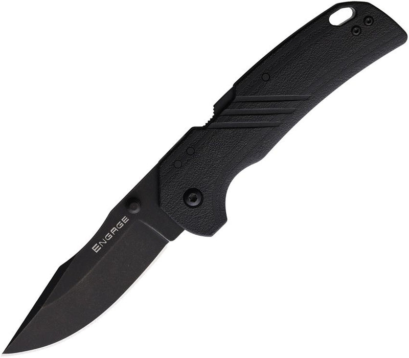 Cold Steel Engage Atlas Lock Folding Knife 3" AUS-10A Steel Clip Point Blade Black GFN Handle FL30DPLC10B -Cold Steel - Survivor Hand Precision Knives & Outdoor Gear Store
