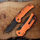 Cold Steel Engage Folding Knife 3.12" 4116 Stainless Steel Blade Orange GFN Handle