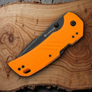 Cold Steel Engage Folding Knife 3.12" 4116 Stainless Steel Blade Orange GFN Handle