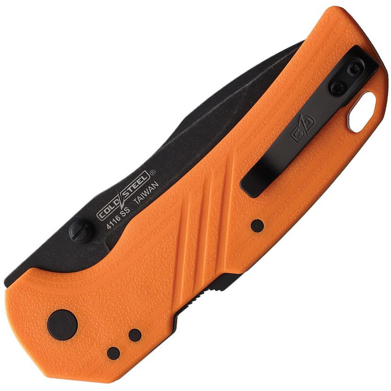 Cold Steel Engage Atlas Lock Folding Knife 3" Black 4116 Steel Drop Point Blade Orange GFN Handle FL30DPLDBO -Cold Steel - Survivor Hand Precision Knives & Outdoor Gear Store