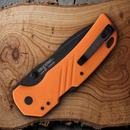 Cold Steel Engage Folding Knife 3.12" 4116 Stainless Steel Blade Orange GFN Handle