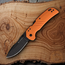 Cold Steel Engage Folding Knife 3.12" 4116 Stainless Steel Blade Orange GFN Handle