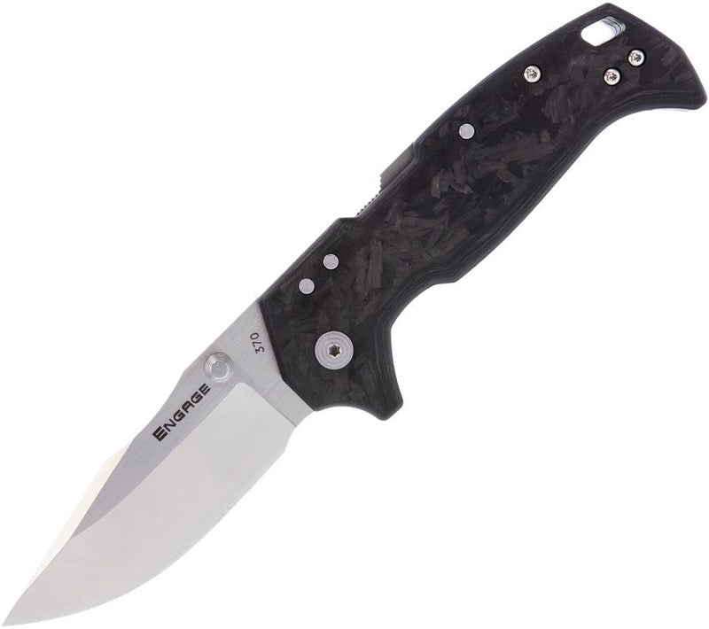 Cold Steel Engage Atlas Lock XHP Limited Folding Knife 3.5" S35VN Steel Extended Tang Clip Point Blade Carbon Fiber Handle FL35DPLCXC -Cold Steel - Survivor Hand Precision Knives & Outdoor Gear Store