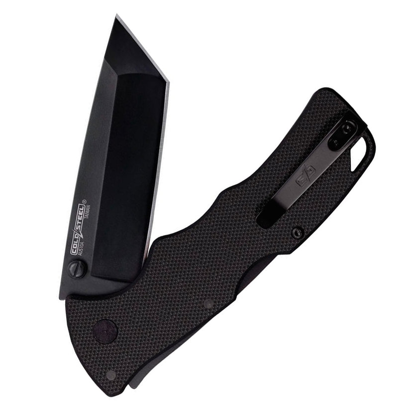 Cold Steel Verdict Lockback Folding Knife 3" AUS-10A Steel Tanto Blade Black G10 Handle FLC3T10A -Cold Steel - Survivor Hand Precision Knives & Outdoor Gear Store