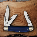 Cold Steel Gentleman's Stockman Pocket Knife 8Cr13MoV Steel Blades Bone Handle