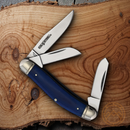 Cold Steel Gentleman's Stockman Pocket Knife 8Cr13MoV Steel Blades Bone Handle
