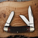 Cold Steel Gentlemans Stockman Pocket Knife 8Cr13MoV Steel Blades Bone Handle