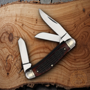 Cold Steel Gentlemans Stockman Pocket Knife 8Cr13MoV Steel Blades Bone Handle