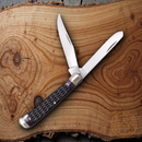 Cold Steel Trapper Pocket Knife Mirror 8Cr13MoV Steel Blades Jigged Bone Handle