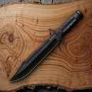 Cold Steel Leatherneck Fixed Knife 10.5" D2 Tool Steel Bowie Blade Black Kray-Ex Handle