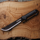 Cold Steel Axis Fixed Machete 11.13" High Carbon Steel Blade Black Rubber Handle