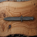 Condor Training Kombat Dagger Knife 7" Black Rubber One - Piece Construction