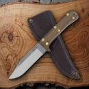 Condor Lifeland Hunter Fixed Knife 4" 440C Steel Drop Point Blade Walnut Handle