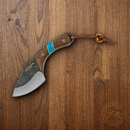 Condor Blue River Fixed Knife 3.5" 440C Steel Skinner Full Blade Walnut Handle