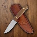 Condor Mayflower Fixed Knife 3.25" 440C Steel Full Drop Point Blade Wood Handle