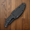 Condor Pandur Fixed Knife 4.5" 1075HC Steel Full Blade Black Micarta Handle