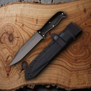 Condor Enduro Fixed Knife 6.82" 420HC Steel Blade Black Paper Micarta Handle