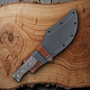 Condor Gryphus Fixed Knife 6.75" 1075HC Steel Blade Black Canvas Micarta Handle