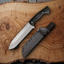 Condor Balam Fixed Knife 9" 1075 High Carbon Steel Blade Black Canvas Micarta Handle