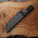 Condor Balam Fixed Knife 9" 1075 High Carbon Steel Blade Black Canvas Micarta Handle