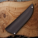 Condor Stratos Fixed Knife 5" 1075HC Steel Full Tang Blade Brown Wood Handle