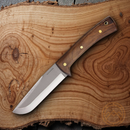 Condor Stratos Fixed Knife 5" 1075HC Steel Full Tang Blade Brown Wood Handle