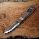 Condor Mini Indigenous Puukko Fixed Knife 3.25" 1095HC Steel Blade Walnut Handle
