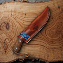 Condor Fixed Knife 4.5" 1095HC Steel Blade Walnut/Reconstituted Turquoise Stone Handle