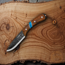 Condor Fixed Knife 4.5" 1095HC Steel Blade Walnut/Reconstituted Turquoise Stone Handle