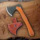 Condor Mountain Pass Axe 5.5" 1075HC Steel Head Natural Canvas Micarta Handle