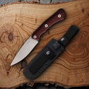 Condor Sport X E R O Fixed Knife 4.29" Sandvik 14C28N Steel Blade Red Micarta Handle
