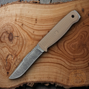 Condor Bushglider Fixed Knife 4.25" 1095HC Steel Blade Desert Tan Polypropylene Handle