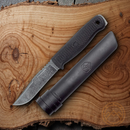 Condor Bushglider Fixed Knife 4.25" 1095HC Steel Full Blade Black Polypropylene Handle