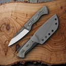 Condor Bush Slicer Sidekic Fixed Knife 4.26" 1095 Steel Blade Black Micarta Handle