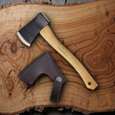 Condor Camping Hatchet 5.25" 1060HC Steel Head 3" Cutting Edge Hickory Handle