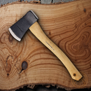 Condor Camping Hatchet 5.25" 1060HC Steel Head 3" Cutting Edge Hickory Handle
