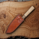 Condor Kondoru Santoku Kitchen Knife 6.25" 1095HC Steel Blade Hickory / Walnut