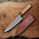 Condor Kondoru Gyuto Kitchen Knife 7.5" 1095HC Steel Blade Hickory/Walnut Handle