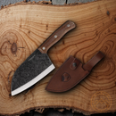 Condor Serbian Kuvar Kitchen Cleaver Knife 6.25" 1075HC Steel Blade Micarta