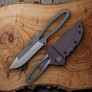 Condor Bikers Fixed Knife 4.75" 1075HC Steel Blade Skeletonized Steel Handle