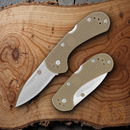Condor Cadejo Folding Knife 2.63" 14C28N Sandvick Steel Blade Tan Polypropylene Handle
