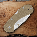Condor Cadejo Folding Knife 2.63" 14C28N Sandvick Steel Blade Tan Polypropylene Handle