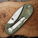Condor Cadejo Folding Knife 2.63 Sandvik 14C28N Steel Blade Green Polypropylene Handle