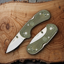 Condor Cadejo Folding Knife 2.63 Sandvik 14C28N Steel Blade Green Polypropylene Handle
