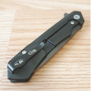 Case XX Kinzua Frame Folding Knife 3.75" CPM-S35VN Steel Spear Point Blade Skull Art Black Aluminum Handle 64645