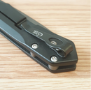 Case XX Kinzua Frame Folding Knife 3.75" CPM-S35VN Steel Spear Point Blade Skull Art Black Aluminum Handle 64645
