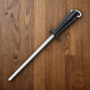 DMT 12" Sharpening Ceramic Rod Construction Black Composite Handle / Hanger Ring