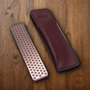 DMT Pocket Hone 4.38" X 0.88" Diamond Knife Sharpener w/Leather Pocket Sheath