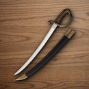 Denix Pirate Letter Opener Sword Metal Construction With Antique Brass Handle