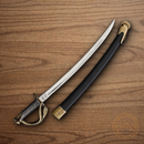Denix Cavalry Letter Opener Sabre Nickel Finish Metal Blade Plastic Handle 3059F